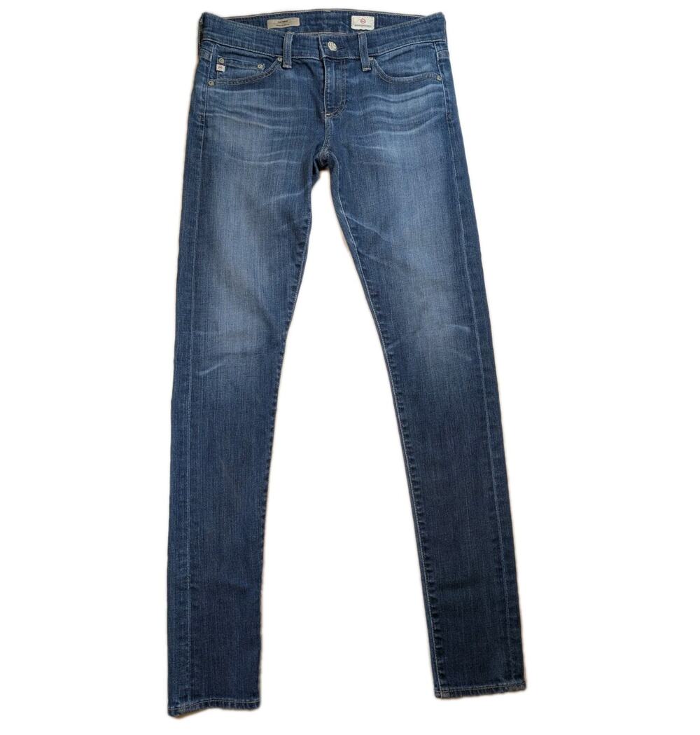 AG Adriano Goldschmied The Nikki Relaxed Skinny Jeans 25R (30) USA Designer